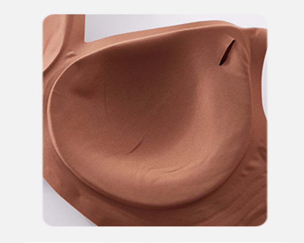 Close-up of the molded cup interior
